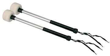 Hayman - pa-472 klopper bassdrum, harde vilten bol (6,0 cm) aluminium