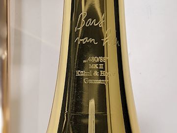 K&h - bart van lier trombone 480/88 mkii 180mm beker bronze schuif