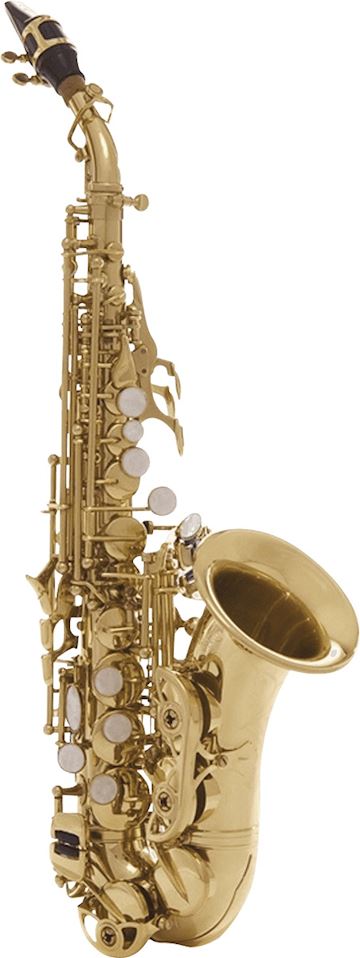 Sml - gebogen sopraan saxofoon vsm sc620 incl. case