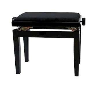 Gewa - piano bank deluxe zwart hoogglans