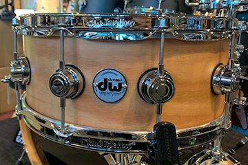 Dw - snaredrum 14x5,5" lacquer custom natural oak shell
