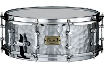 Tama - lst1455h snaredrum s.l.p. vintage hammered steel 14x5.5"