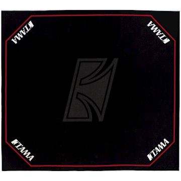 Tama - tdr-tl drum mat tama logo zwart 2.00 x 1.80