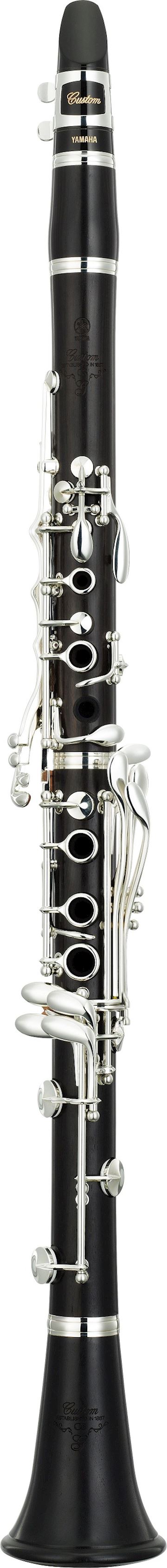 Yamaha - a klarinet ycl-csgaiiil02 custom boehm system, verzilverd