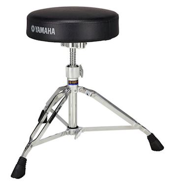 Yamaha - ds840 drum stool , 3 legged, large round seat