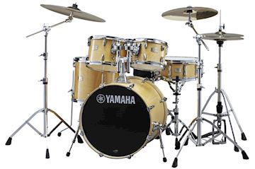 Yamaha - sbp2f5nw stage custom drumstel natural wood w/ hardware