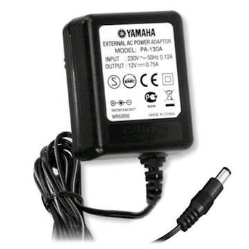 Yamaha - pa130b ac power adapter - voor psr keyboards en dtx drumkits