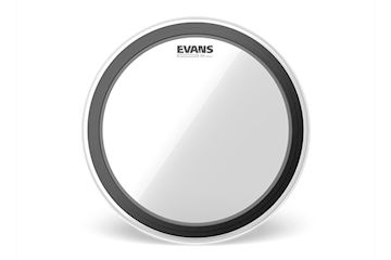 Evans - bd22emadhw emad heavyweight clear bass drum head, 22 inch