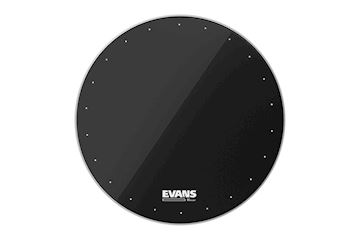 Evans - bd22ra eq1 resonant black bass drum head, 22 inch