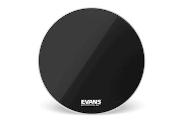 Evans - bd22rbg resonant black bass drum head, 22 inch