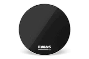 Evans - bd26mx1b mx1 marching bassdrumvel zwart 26"