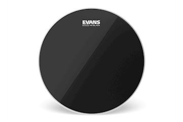 Evans - tt14mxb mx1 marching tenor drumvel zwart 14"