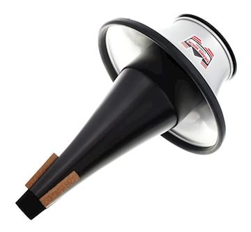 Denis wick - adjustable cup, anodised/polyester coated alu mutes bass tro