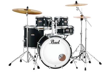 Pearl - dmp925sc227 decade maple drumstel satin slate black incl. hw