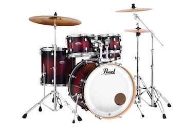 Pearl - dmp925sf261 decade maple drumstel deep red burst incl hw