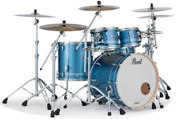 Pearl - mct924xepc837 masters maple drumstel chrome contrail