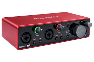Focusrite - scarlett 2i2 g3 usb audio interface
