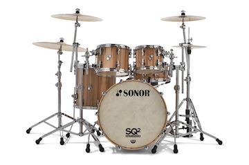 Sonor - sq2 drumset (22b/10t/12t/16ft) american walnut