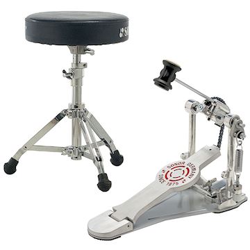 Sonor - e-drum pack pro bassdrum pedaal sp2000s + drumkruk dt270