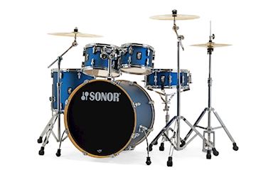 Sonor - drumstel aq1 studio set blue sparkle