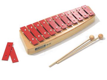 Sonor - ng10 glockenspiel sopraan c3-f4 c-major 13 toetsen