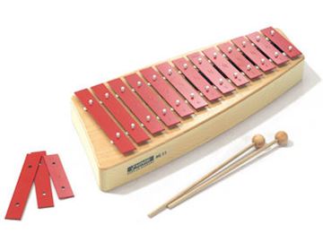 Sonor - ng11 glockenspiel alto c2-a3 c-major 16 toetsen