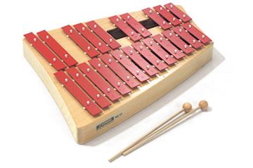 Sonor - ng31 glockenspiel alto c2-cis4 chromatic 23 toetsen