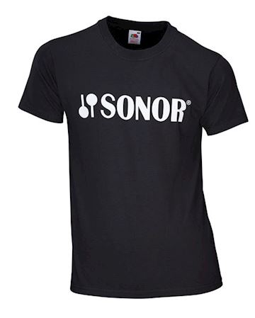 Sonor - t-shirt zwart met wit sonor logo extra large