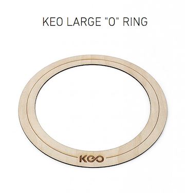 Keo percussion - keo-o-r-l bassdrum o ring wood large