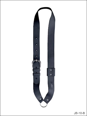 Boston - jb10b bandelier junior leder zwart