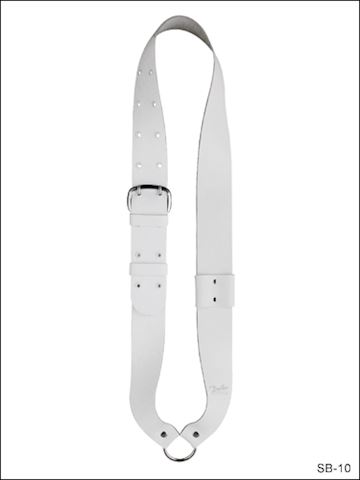 Boston - sb10 bandelier senior leder wit