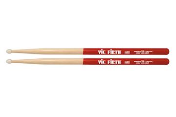 Vic firth - 2bnvg drumstokken american classic tip nylon met gri