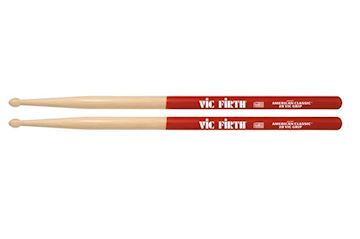 Vic firth - 2bvg drumstokken american classic hickory met grip