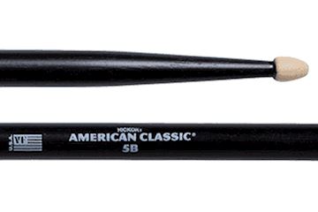 Vic firth - 5bb drumstokken american classic hickory zwart
