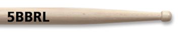 Vic firth - 5bbrl drumstokken american classic hickory barrel