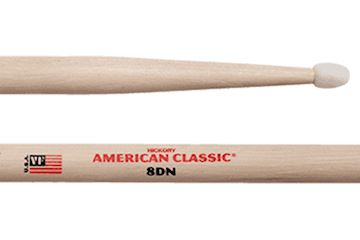 Vic firth - 8dn drumstokken tip nylon