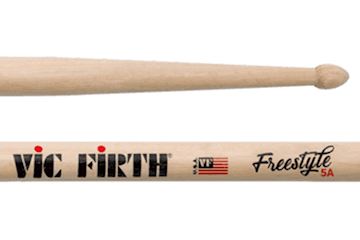 Vic firth - fs5a drumstokken 5a freestyle hickory