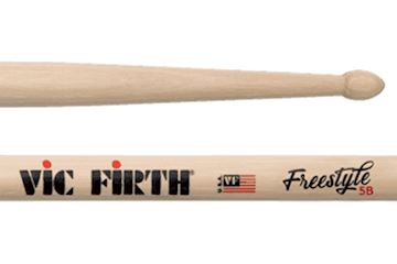 Vic firth - fs5b drumstokken 5b freestyle hickory
