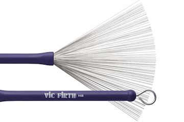 Vic firth - hb brushes metal "heritage"