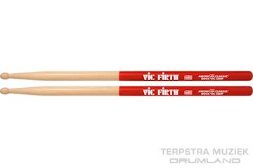 Vic firth - rockvg drumstokken american classic hickory met grip