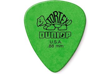 Dunlop - 418-088 plectrum tortex standard .88mm groen