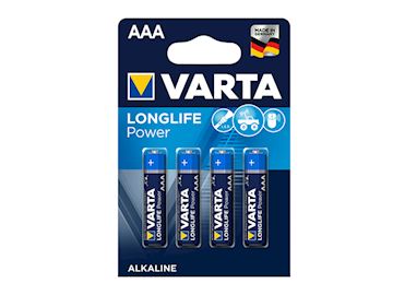 Varta - aaa batterij longlife power micro (per 4)