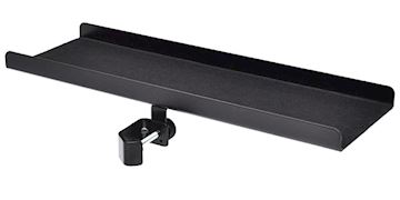 K&m - km12218 bergplank aluminium met klem zwart