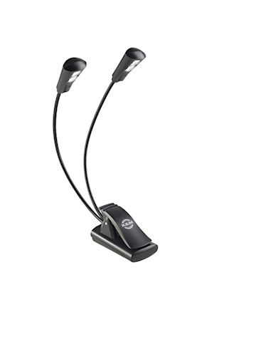 K&m - km12244 lessenaarlamp double2 led flexlight, zwart