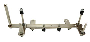 K&m - cowbell/woodblokhouder kort nikkel