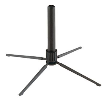 K&m - km15232 blaas fluit stand inklapbaar zwart