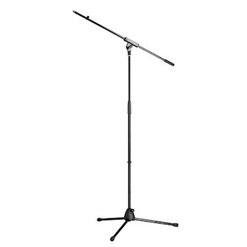 K&m - km2710 microfoon statief instapmodel met zwenkarm zwart