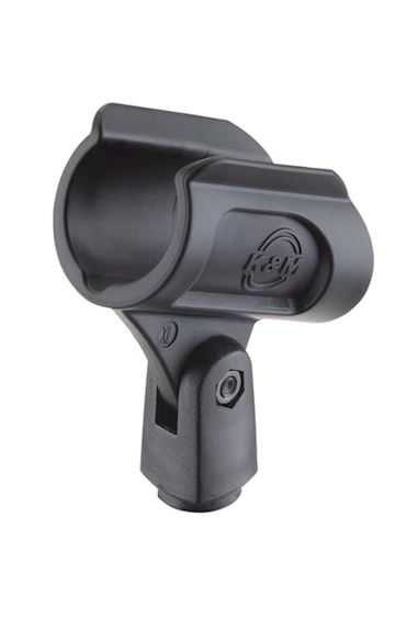 K&m - 85070 microfoonklem 3/8"+5/8" 34-40mm zwart