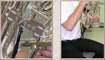 Ergobrass - ergonomische steun voor euphonium