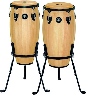 Meinl - hc512nt conga set headliner 11" & 12'' naturel met stands